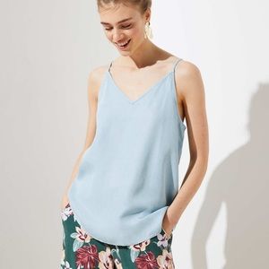 Chambray Bar back cami